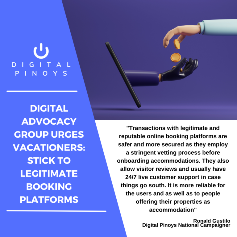 Read more about the article <strong>Digital advocacy group urges vacationers: stick to legitimate booking platforms</strong>