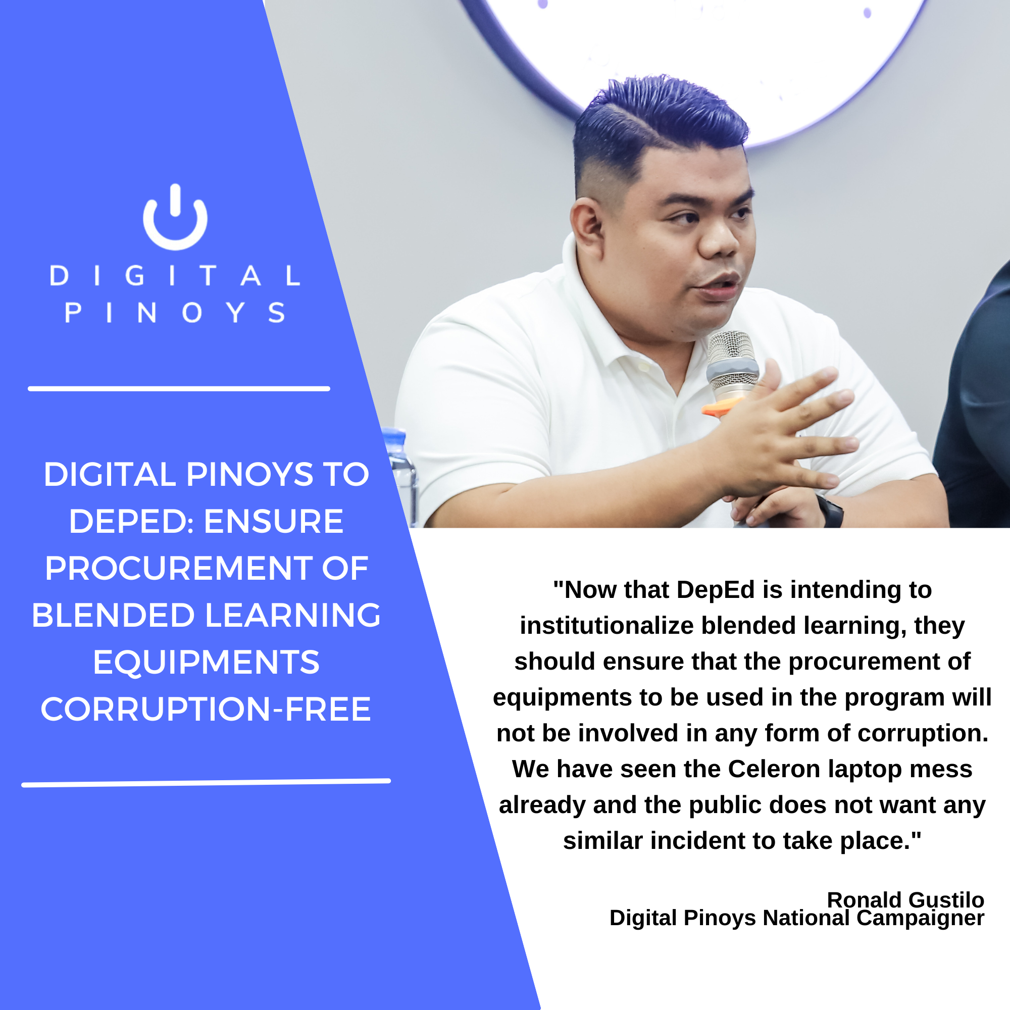 You are currently viewing Group to DepEd: Ensure procurement of blended learning equipments corruption-free