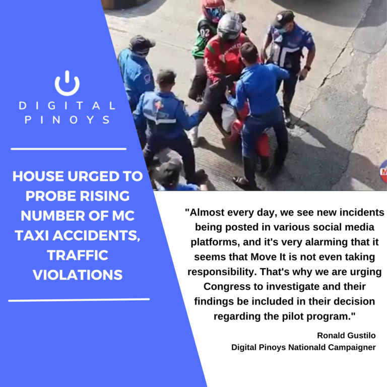 Read more about the article House urged to probe rising number of MC taxi accidents, traffic violations