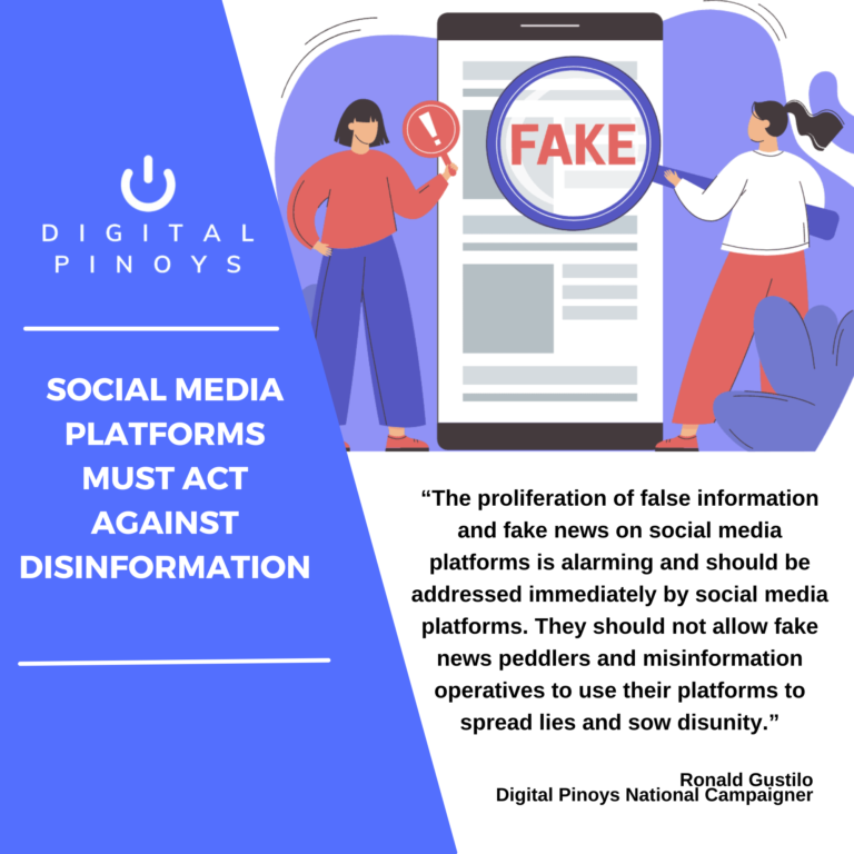 Read more about the article Social media platforms must act against disinformation