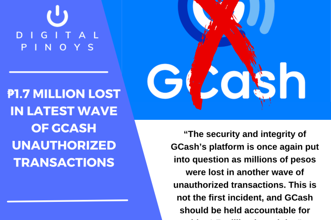 ₱1.7 Million Lost in Latest Wave of GCash Unauthorized Transactions