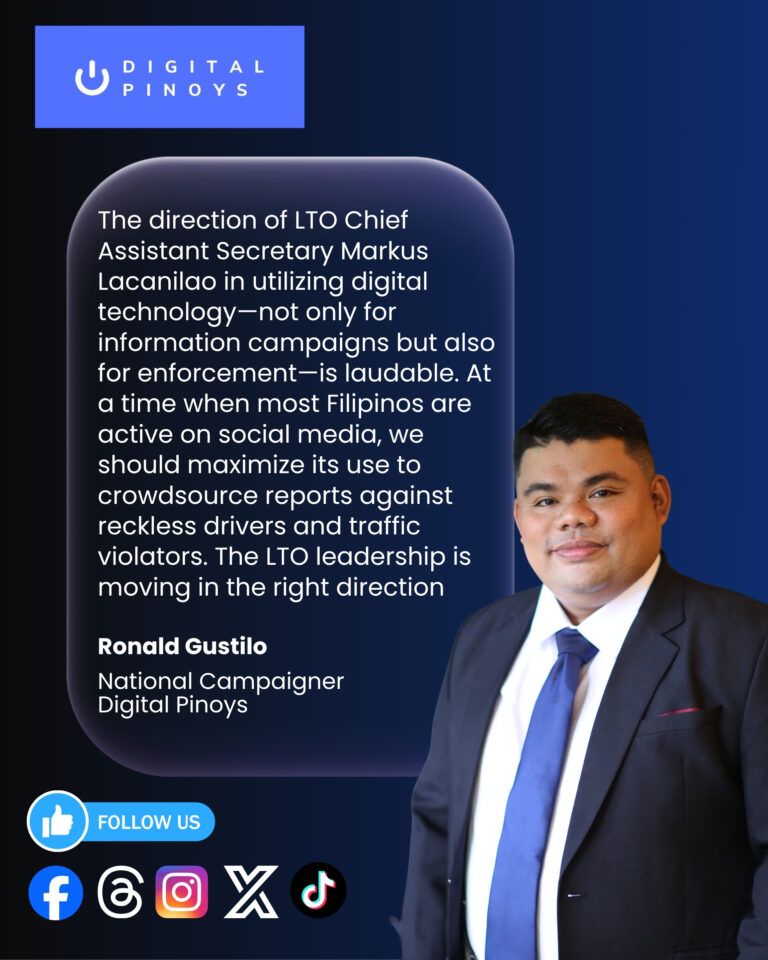 Read more about the article Digital Pinoys: LTO’s Anti-Fixer Drive Should Pave Way to Full Digitalization
