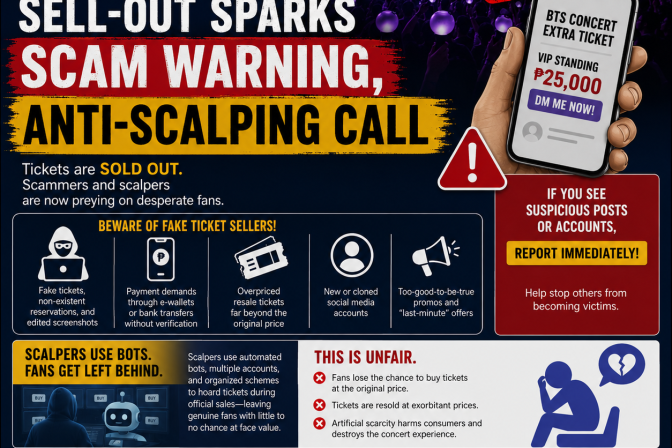 BTS Ticket Sell-out Sparks Scam Warning, Anti-Scalping Call