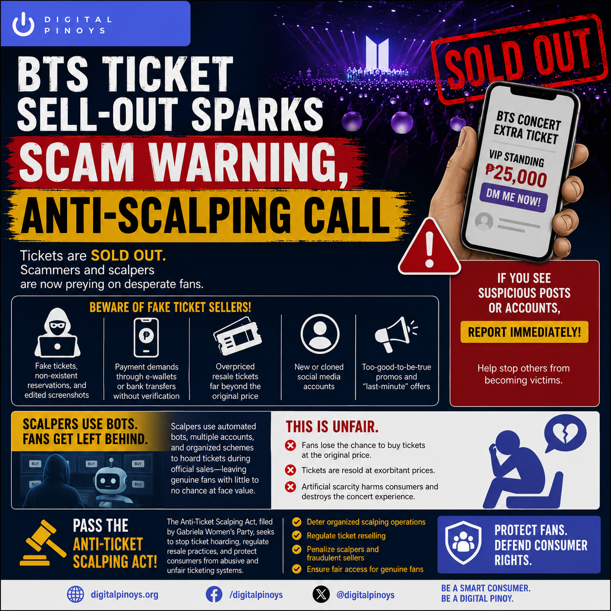 Read more about the article BTS Ticket Sell-out Sparks Scam Warning, Anti-Scalping Call