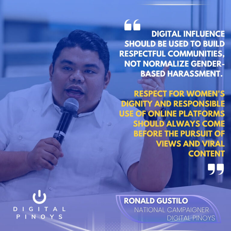 Read more about the article Digital Pinoys calls out content creator over degrading remarks against women